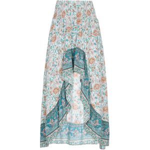 usha FESTIVAL Rok  beige / camel / aqua / pastelblauw