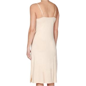 Dames Onderjurk - Beige - Lang - 116cm - Maat L (713)