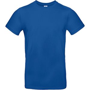 2-Pack herenshirt 'E190' met ronde hals B&C Collectie Royal Blue maat XS