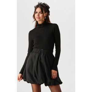 INWEAR Dagnaiw Rollneck Ls Truien & vesten Dames - Sweater - Hoodie - Vest- Zwart - Maat XS