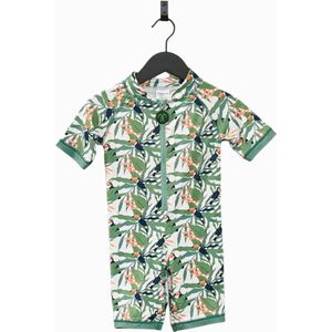 Ducksday - zwempakje voor baby en peuter - unisex - eendelig - met rits - UV-werend UPF50+ - Toucan - 2 jaar