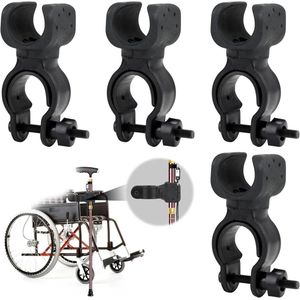 Stokhouder - Krukhouder - 4 Struks - Universele krukken stokbeugel - Stokhouder voor voor krukken voor mobiliteitsscooter, aandrijfrollator, rolstoel, elektrische step