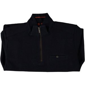 Fellows United Pullover Half Zip Quilted Navy