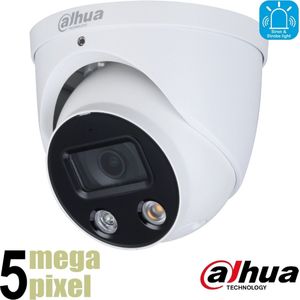 Dahua full color WizSense dome camera - 5 megapixel - microfoon en speaker - D2689 IPC-HDW3549HP-AS-PV