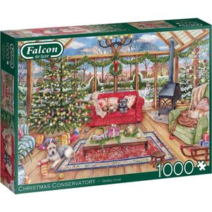 Falcon puzzel The Christmas Conservatory - Legpuzzel - 1000 stukjes