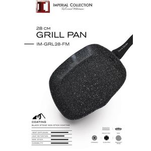 Imperial Collection 28 cm marmeren grillpan