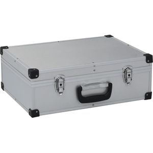 vidaXL - Gereedschapskoffer - 46x33x16 - cm - aluminium - zilverkleurig
