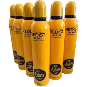 REDIST Haarmousse Full Force No.04 REDIST Haar Mouse Full Force No.04 Voordeelverpakking 6x300ml