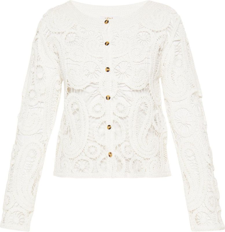 usha - FESTIVAL - Gebreid Vest - Wit