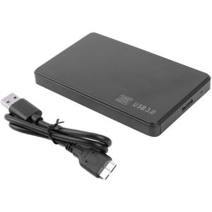 2.5 inch Externe Harde Schijf Behuizing - USB 3.0 SATA HDD Case enclosure - UASP Ondersteuning - Slimme Slaapstand - Incl. 40cm Micro-B naar USB Kabel - zwart