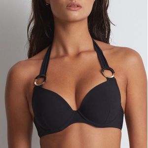 Aubade Secret Cove - bikinitop - maat 80D - zwart - LT08