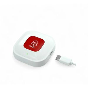 Smart SOS Noodknop | WiFi | Binnen gebruik | USB-oplaadbaar | Lange batterijduur | Smartlife | Tuya | App