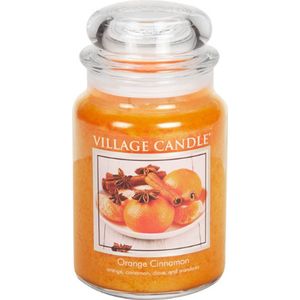Village Candle Large Jar Orange Cinnamon
