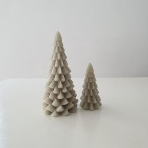 Rustik Lys - set kerstboom kaarsen - eucalyptus - 20 en 12 cm