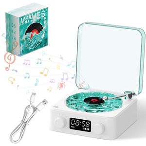 Vintage Vinyl Record Player - Bluetooth Speaker - Retro Vinyl Record Player - 2024 Nieuwe Vinyl Speler - Vinyl Platenspeler