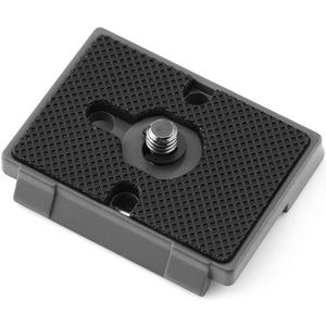 Manfrotto 055Xprob Statief Quick Release Plaat - 1/4 Schroefgat - Camera Fit - Compatibel met Manfrotto