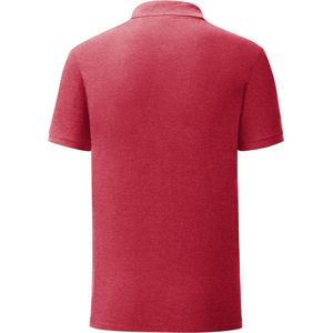 Fruit Of The Loom Heren Iconisch Piqué Poloshirt (Heather Rood)