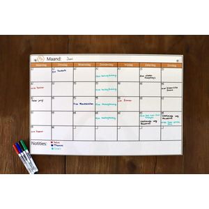 Whiteboard Maandplanner