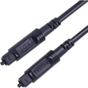 Premium Optische Toslink Glasvezel Kabel - Digital Optical - Digitale Audiokabel Adapter Hi-Fi DVD TV - 2 Meter - Zwart