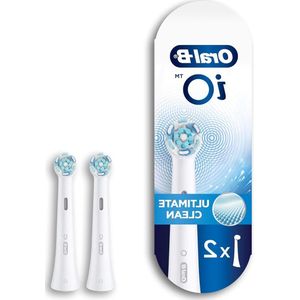 Ultimate Clean vervangende opzetborstels - wit - 2 stuks