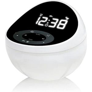 Lexium Wekkerradio Op Netstroom - Klokradio - Wekkerradio - Klokradio Met Wekker - Wekkerradio Dab - Wekker Dab Radio