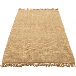 J-Line tapijt Havana - polyester - naturel/wit - small