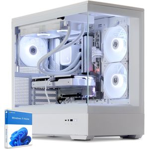Sedatech Advanced Gaming PC Waterkoeling White Edition • AMD Ryzen 9 9900X 12x 4.4GHz • Geforce RTX4060Ti • 32Gb DDR5 • 2Tb SSD M.2 • WiFi • Bluetooth, USB C • Windows 11 • Desktop computer