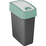 Keeeper Afvalemmer met Plooideksel Premium - Zachte touch - 10 L - groen