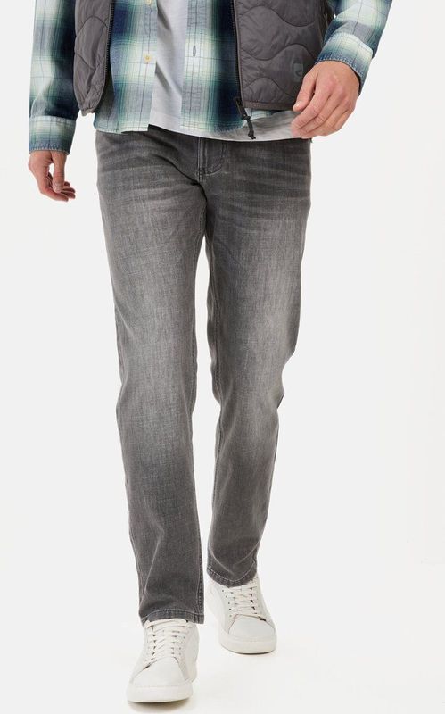 camel active - fleXXXactive® - Jeans - Grijs - Regular Fit