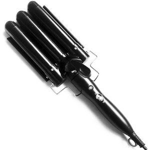 Krultang met drie kamers, hittebescherming en twee temperatuurstanden