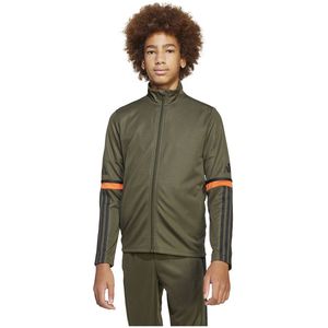 adidas - Squadra 25 - Trainingsjack - Donkergroen/Zwart/Oranje - 100% Gerecycled Polyester, AEROREADY Technologie