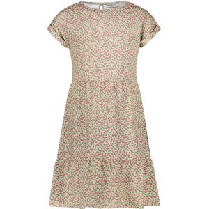 Like Flo F402-5823 Meisjes Jurk - Soft green Dot - Maat 104