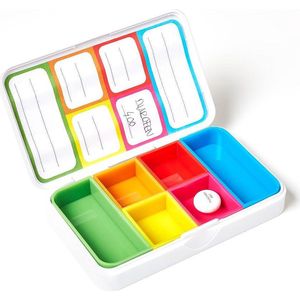 VITILITY - Vitility Slimme pillendoos - klein wit - Comfort Hulpmiddel - Algemeen Dagelijkse Levensverrichtingen (ADL)