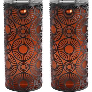 Solar wandeverlichting Luxform set van 2 zonne-wandlantaarns Tuinverlichting