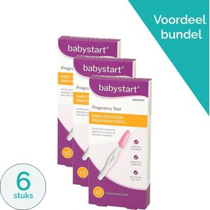 Zwangerschapstest - midstream - extra vroeg - 6 stuks - Babystart