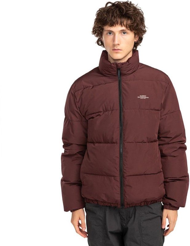 Element - Classic Puffa - Jas - Bruin - Mainline Collectie - Waterdicht