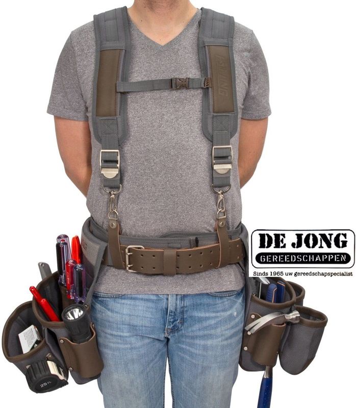 Estwing - 13-Pocket Framer's Tool Rig - Gereedschapsgordel - Duurzame Constructie - Verkoelende Mesh Gewatteerde Bretels