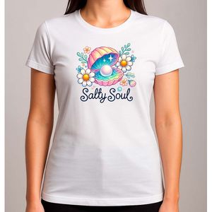 Salty Soul - T Shirt - Funny - Cute - Cadeau - Gift - SoFunny - Grappig - LachenMaar - GekkeMomenten - LolMomentje