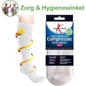 Koper Geweven Compressie Steun Kousen 42-47