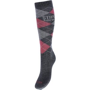 Stapp Horse Kniekous Ruit 33600 - Donker Grijs Coral 226 - 31