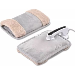 ApexArte® Elektrische Kruik - Warmtekruik - Baby - Volwassenen - Grijs