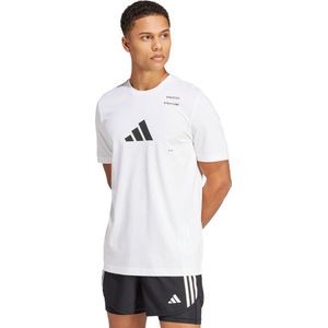 adidas Performance Athletics Category Graphic T-Shirt - Heren - Wit- M