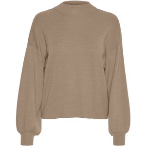 VERO MODA - VMNANCY HIGHNECK VOLUME BLOUSE GA BOO - Dames - Gebreide truien