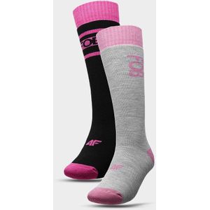 4F Kinder Snowboardsokken, 2-pack, maat 35-38