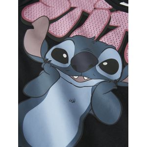 Sweatshirt - Stitch - Geborstelde Sweatstof - Lange Mouwen - Ronde Hals - Relaxed Fit