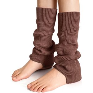 Warme herfst- en wintersokken - 35-40 cm - wijde sokken - warme beenwarmers voor dames in de herfst en winter - gepersonaliseerde sokken met inkeping - sokken met een middelhoge pijp - herfst- en winterbenodigdheden