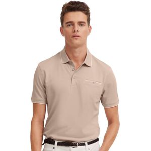 Bugatti poloshirt korte mouw beige