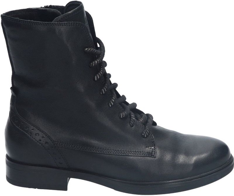 Durea Dames Veterboot - 9826-835-1898 Zwart - Wijdte H - Maat 4 (37)