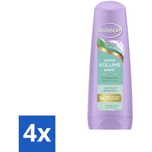 Andrélon – Conditioner – Volume Boost – 200 ml - Voordeelverpakking - 4 stuks