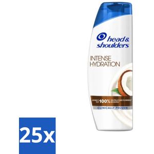 Head & Shoulders - Anti-Roos Shampoo - Intense Hydration - Met Kokosolie - 285 ml - Bulkverpakking - 25 stuks